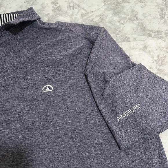 FJ MEN GREY PERFORMANCE POLO SHIRT W EMBROIDERED LOGO Sz LG - Picture 10 of 12